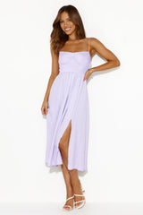 Channeling Moods Midi Dress Lilac