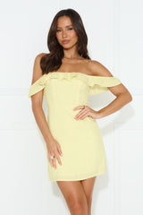 That's Me Mini Dress Yellow