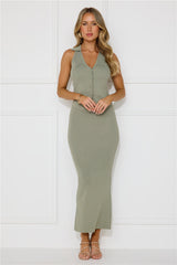 Mayfair Vest Knit Top Khaki