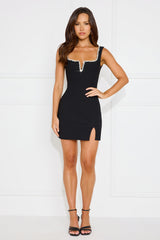 Jet To Monaco Mini Dress Black