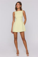 She Is The Mood Mini Dress Yellow