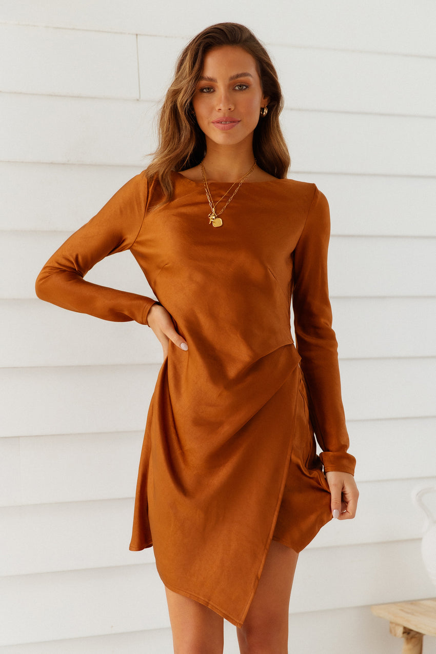 Expressed Permission Dress Chocolate