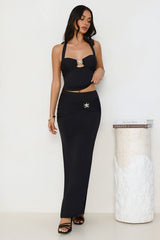 Starfish Beauty Maxi Skirt Black