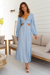 At The Centre Maxi Dress Blue