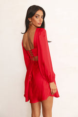 Open Your Eyes Dress Red