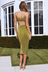 Moods Right Midi Dress Green