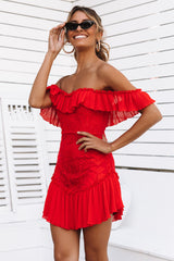 Something To Be Said Dress Red