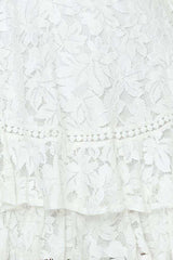 Knew You Were Trouble Dress White