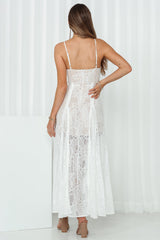 Girls In Spain Maxi Dress White