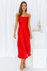 Family Secret Maxi Dress Red