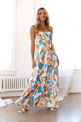 Vivid Skylines Maxi Dress Multi