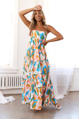 Vivid Skylines Maxi Dress Multi