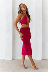 Honey Sweet Crop Top Pink