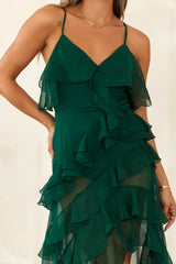 Ocean Sight Maxi Dress Green