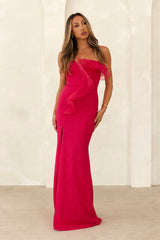 Her Entrance Glitter Maxi Dress Pink