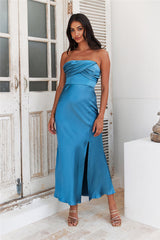 Keeping It Real Maxi Dress Blue