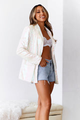 Crystal Ball Sequins Blazer