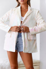 Crystal Ball Sequins Blazer