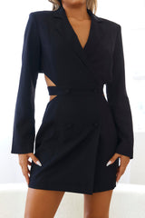 Enchanted Meetings Blazer Dress Black
