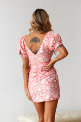 Dreamers And Lovers Mini Dress Red