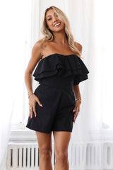 Sunset Glowing Romper Black