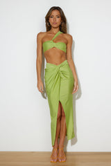 Ready For Goss Crop Top Green