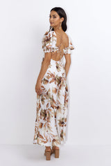 Under Island Trees Maxi Dress Brown