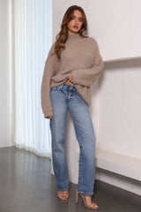 Dreamy Knitted Sweater Mocha