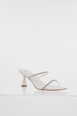 The Love Heels White Pu