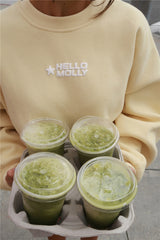 BASE Fleece Round Neck Sweatshirt Butter