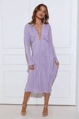 Mountain Vistas Midi Dress Lilac