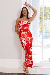 Simply Fabulous Midi Dress Orange