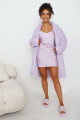 Soft And Snuggly Robe Lilac