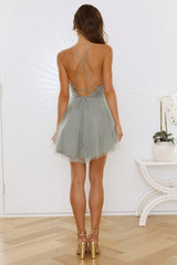 Lovely Cindy Dress Sage