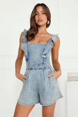 Daily Denim Romper Denim