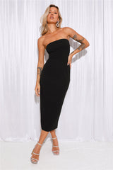 Party Palace Midi Dress Black