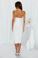 Wildin Midi Dress White
