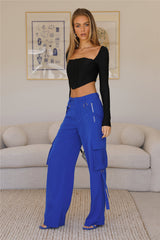Hayley Cargo Pants Blue