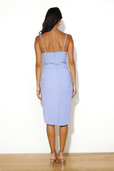 Own The Love Midi Dress Blue