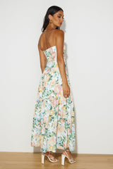 Vacay Dates Maxi Dress Beige