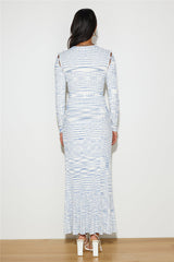 C/MEO COLLECTIVE Eventually Knit Skirt Blue