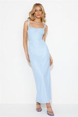 Invite Me Maxi Dress Blue