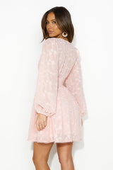 Flower Patch Mini Dress Pink