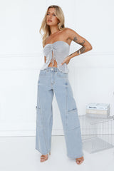 Early Hours Wide Leg Jeans Denim