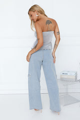Early Hours Wide Leg Jeans Denim