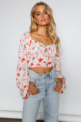 After School Crop Top Pink
