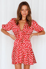 Dainty Dreams Dress Red