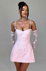 Dalary Mini Dress - Blush