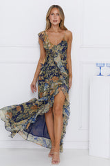 Nights Of Twinkle Maxi Dress Navy