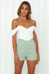 This Magic Moment Crop Top White